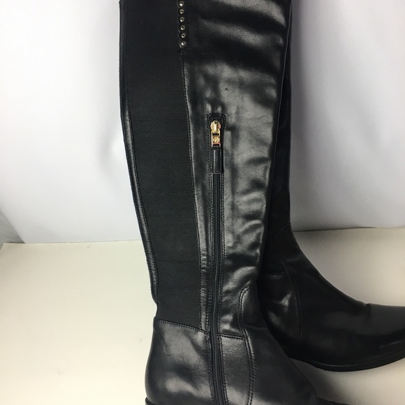L. K. Bennett London Over The Knee Leather Boot - Picture 9 of 9